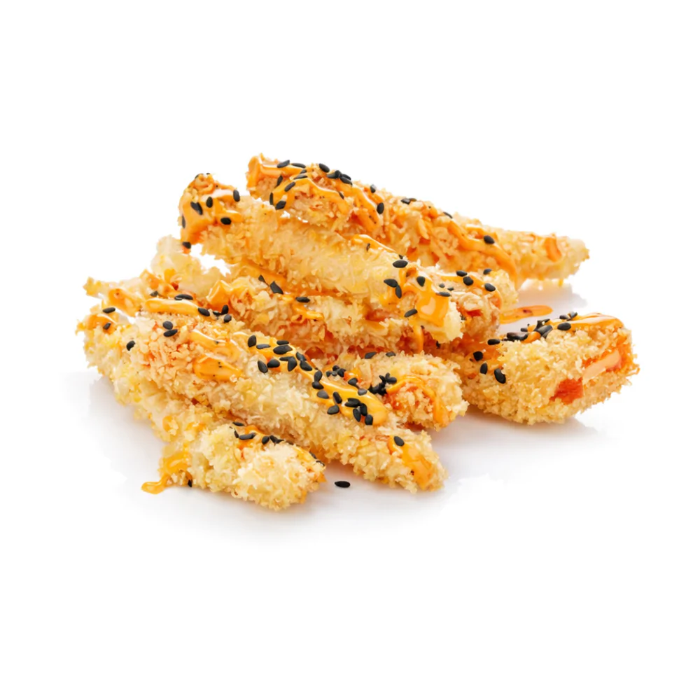 Salmon tempura